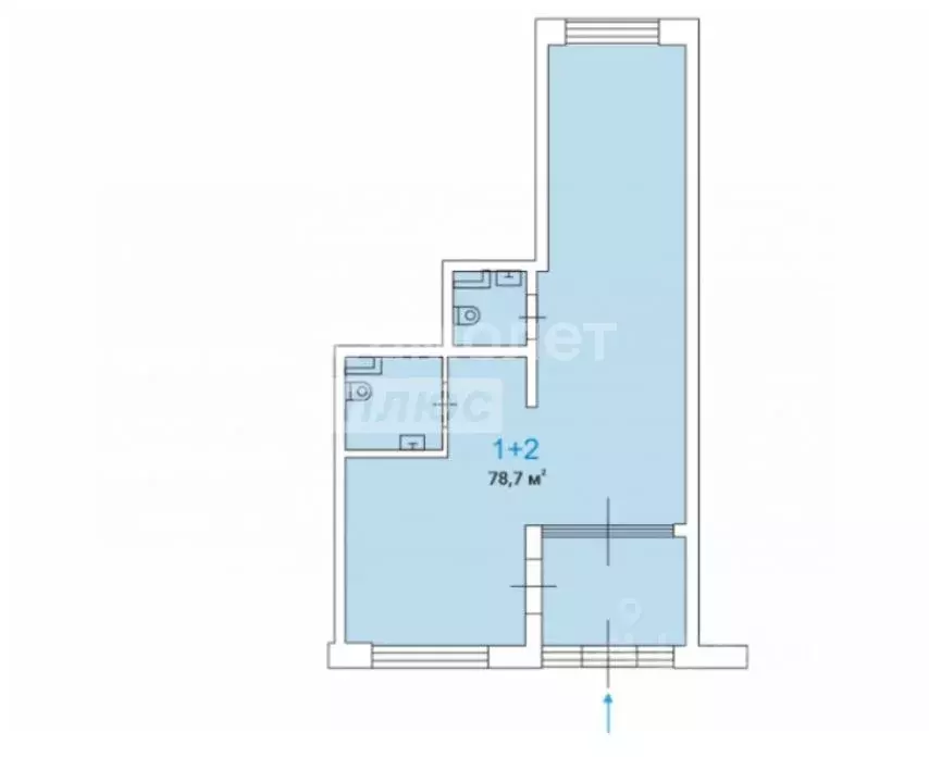 Помещение свободного назначения в Москва Бауманская ул., 47 (79 м) - Фото 1