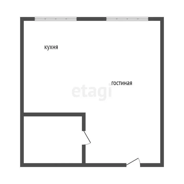Квартира-студия: Ангарск, улица Матросова, 41 (20.6 м) - Фото 0