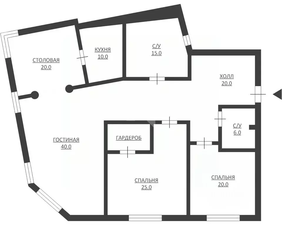 3-к кв. Москва ул. Арбат, 18С1 (156.4 м) - Фото 2