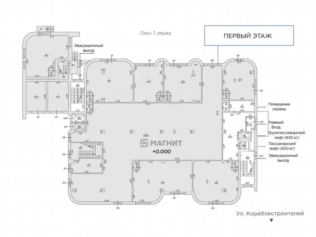 Помещение свободного назначения в Санкт-Петербург ул. ... - Фото 1