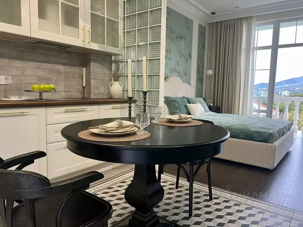 Студия Краснодарский край, Сочи Хоста жилрайон, ул. Октября, 10А (42.0 ... - Фото 2