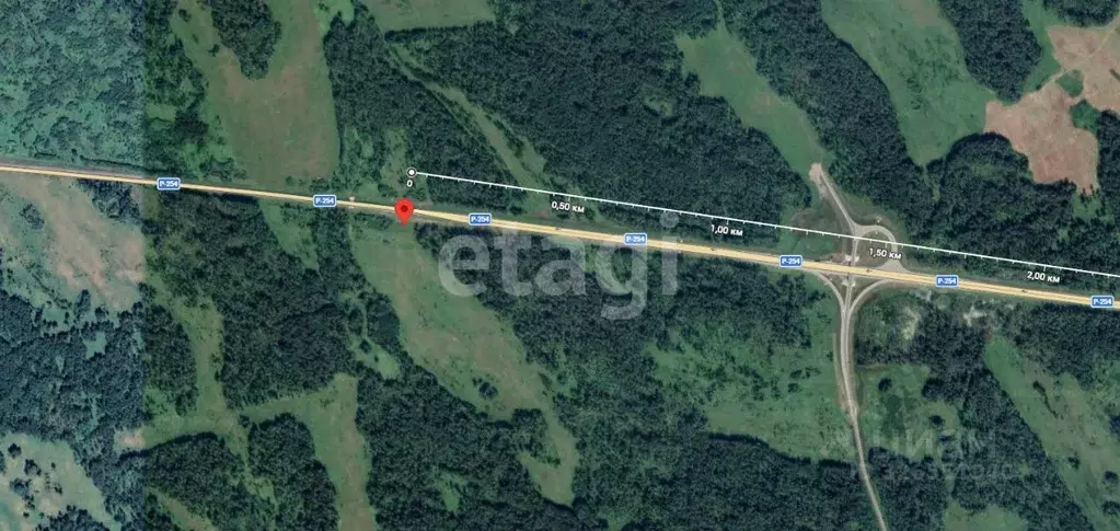 Участок в Новосибирская область, Коченевский район Р-254 Иртыш, 1396-й ... - Фото 1