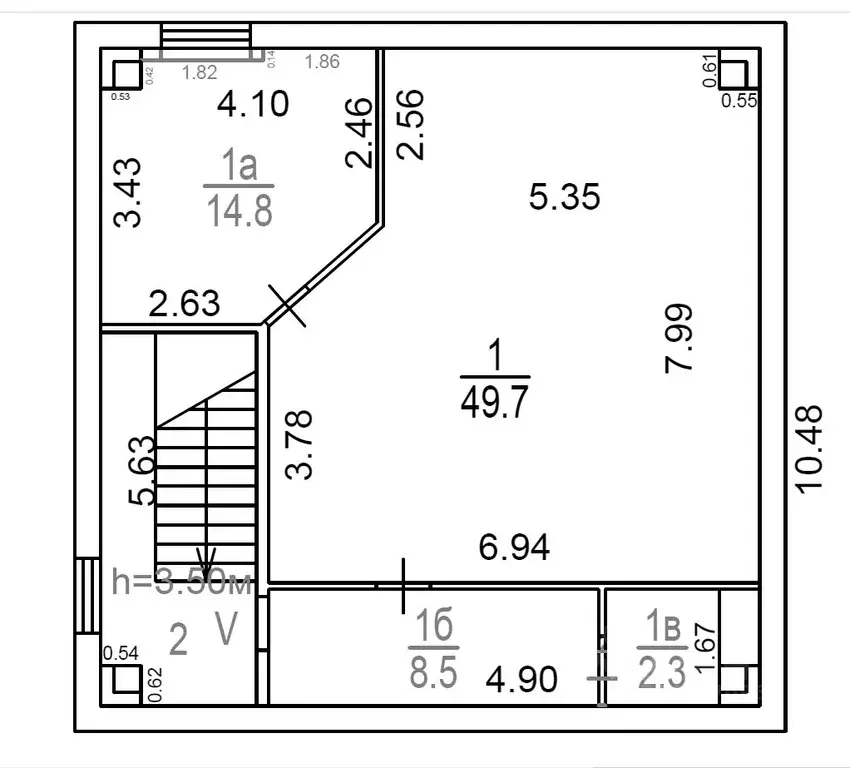 Помещение свободного назначения в Москва Михневская ул., 4 (88 м) - Фото 2
