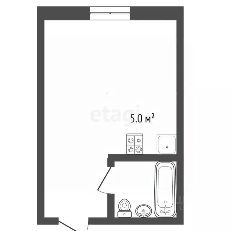 Студия Ямало-Ненецкий АО, Новый Уренгой Лимбяяха мкр, Надежда мкр, 17 ... - Фото 2