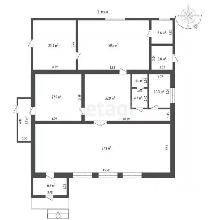 Помещение свободного назначения в Свердловская область, с. Туринская ... - Фото 1