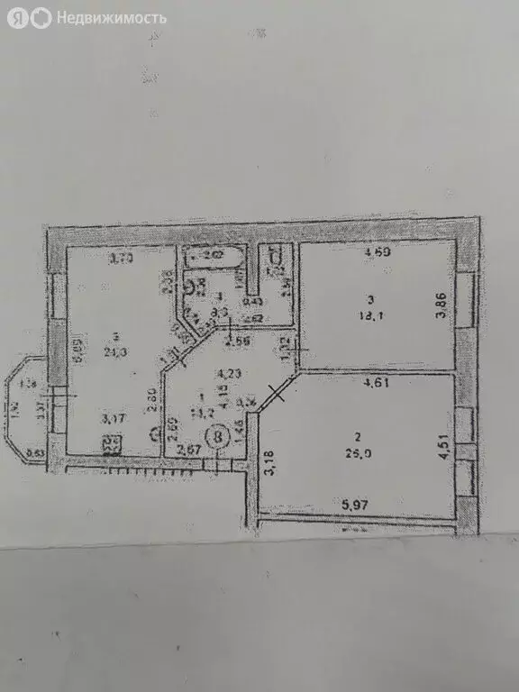 2-комнатная квартира: Йошкар-Ола, Советская улица, 101 (89.9 м) - Фото 1