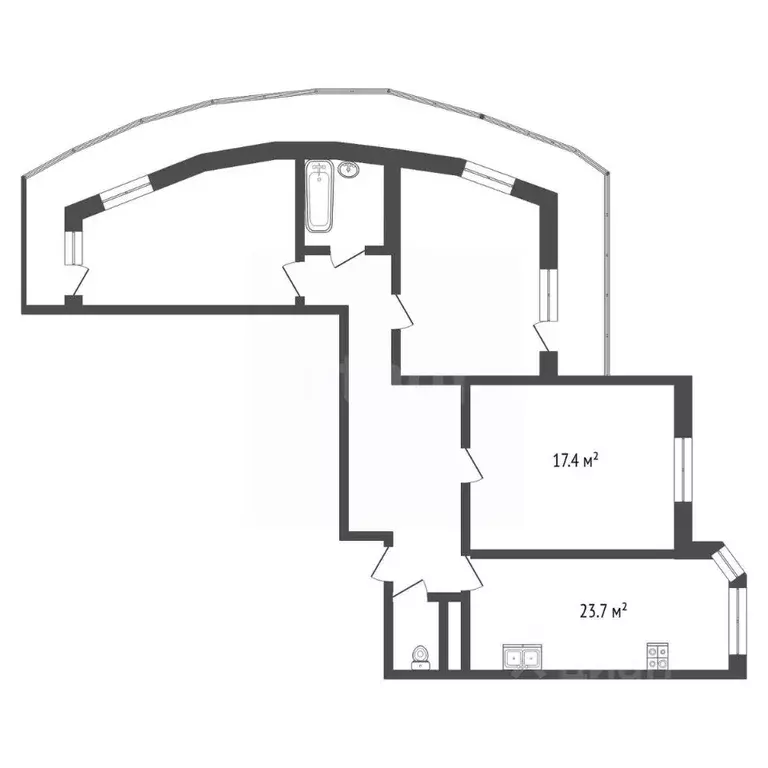 3-к кв. Краснодарский край, Анапа Промышленная ул., 9к1 (150.0 м) - Фото 2