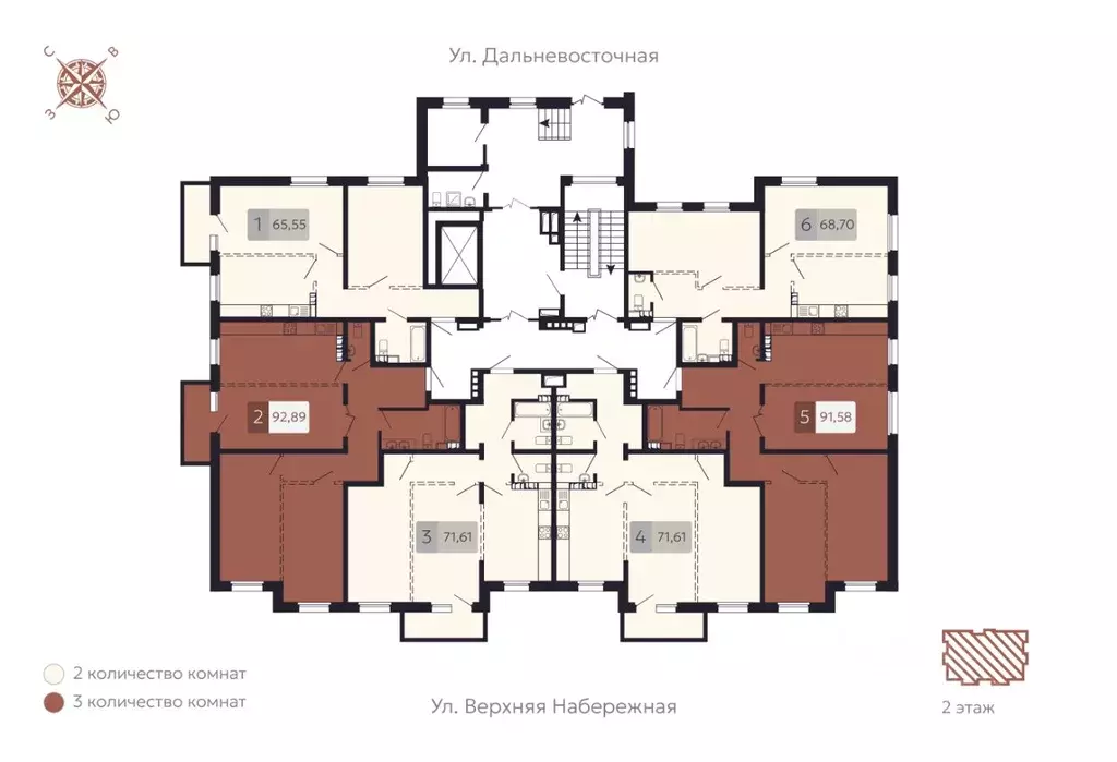 3-к кв. Иркутская область, Иркутск наб. Верхняя (94.97 м) - Фото 1