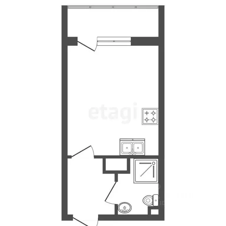 Студия Санкт-Петербург дор. Муринская, 11к3 (20.0 м) - Фото 1