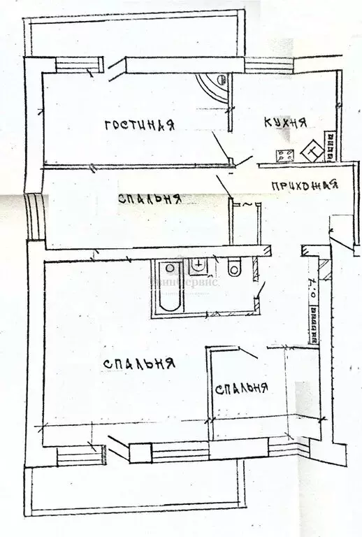 4-комнатная квартира: Тула, Железнодорожная улица, 40А (97 м) - Фото 0