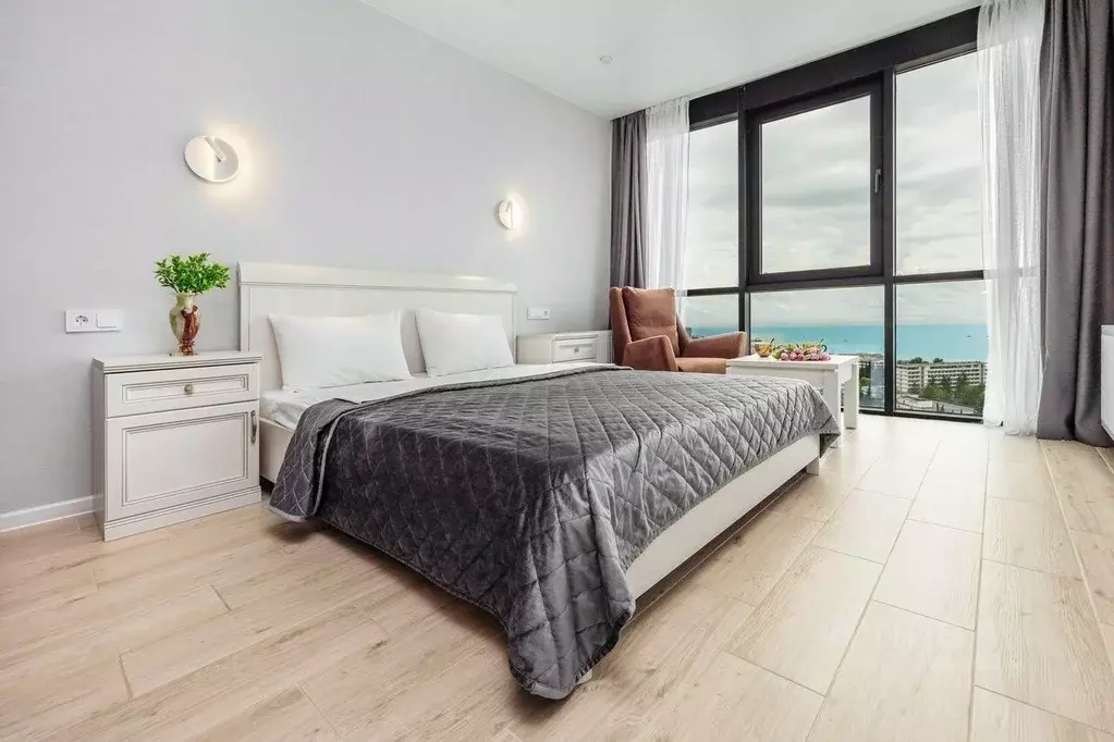 Студия Краснодарский край, Сочи Адлер жилрайон, ул. Ленина, 298Бк6 ... - Фото 1