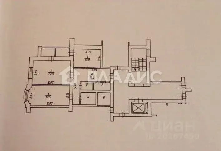 2-к кв. Калужская область, Калуга ул. Фридриха Энгельса, 149 (83.3 м) - Фото 2