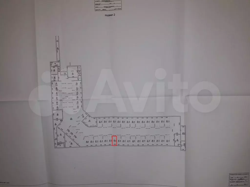 Машиноместо, 13м - Фото 1