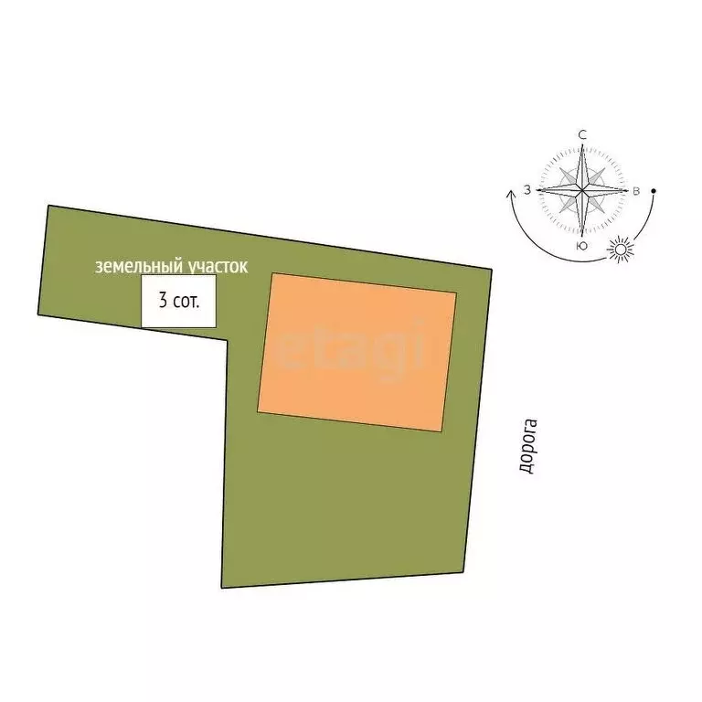 Дом в аул Козет, Кузнечная улица, 11 (72.8 м) - Фото 1