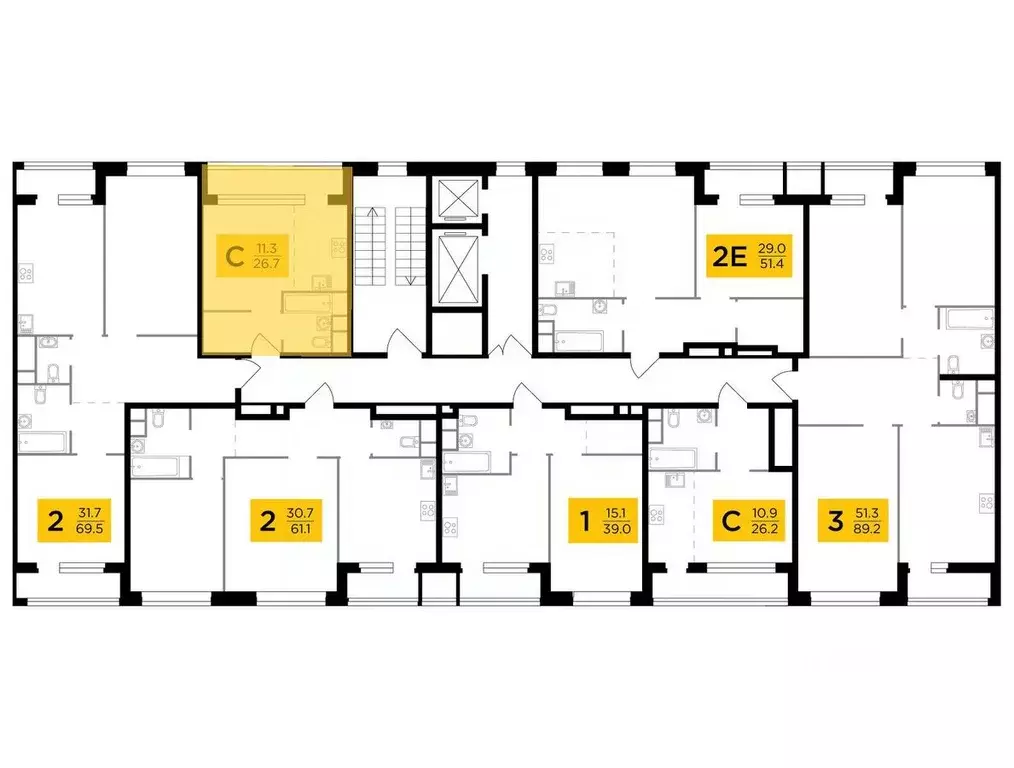 1-к кв. Москва Филатов Луг жилой комплекс, к6 (26.7 м) - Фото 0