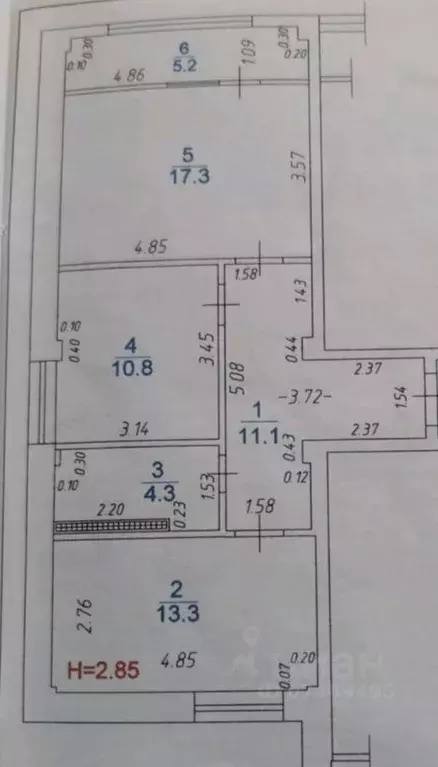 2-к кв. Краснодарский край, Анапа Стахановская ул., 16 (57.0 м) - Фото 2