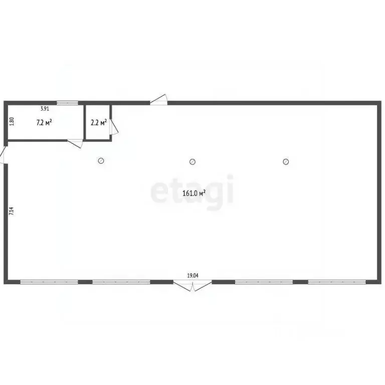 Торговая площадь в Ямало-Ненецкий АО, Тарко-Сале Пуровский район, ул. ... - Фото 2