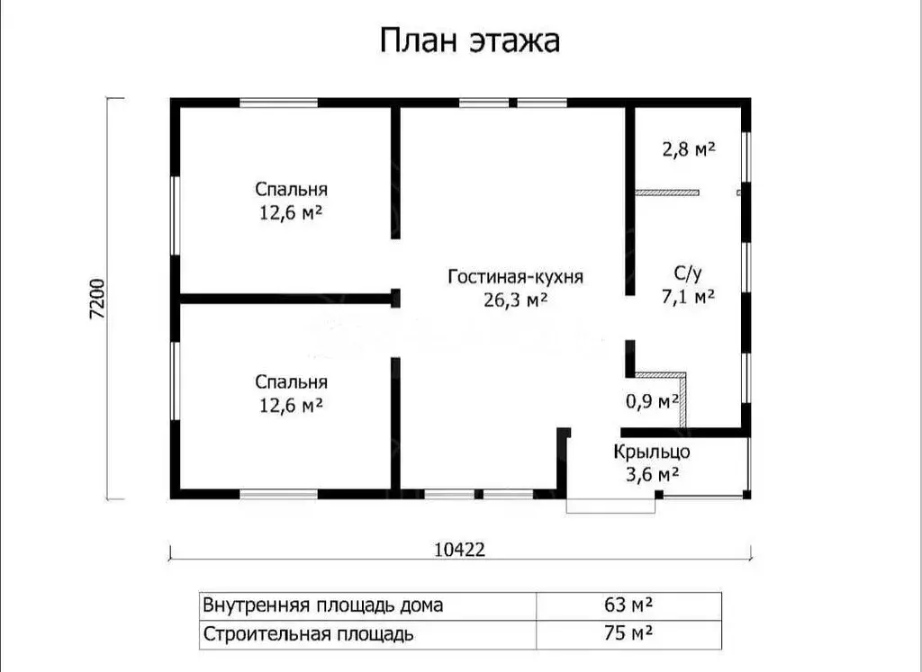 Дом в Кемеровский муниципальный округ, деревня Сухово, Баварская улица ... - Фото 0