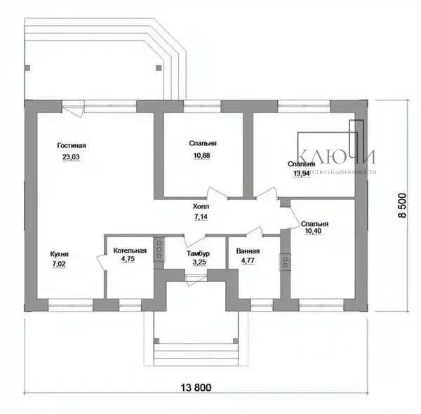 Дом в Челябинская область, Магнитогорск ул. Соборная, 37 (100 м) - Фото 1