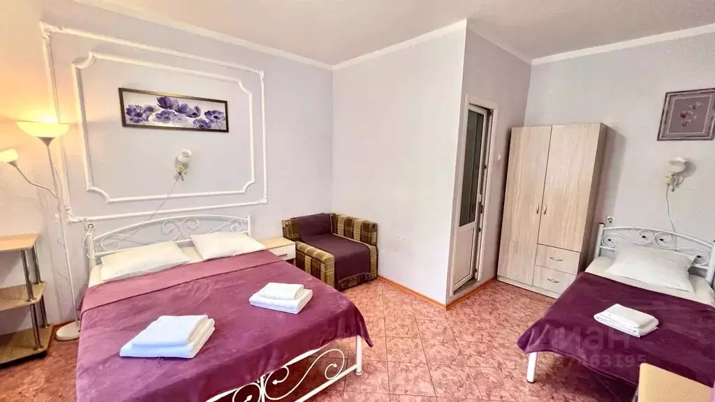 Комната Крым, Феодосия муниципальный округ, Приморский пгт ул. Чехова, ... - Фото 2