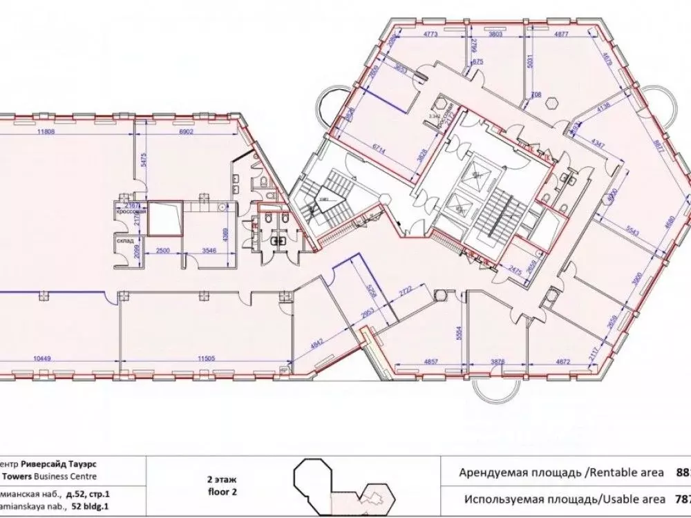 Офис в Москва Космодамианская наб., 52С1 (881 м) - Фото 2