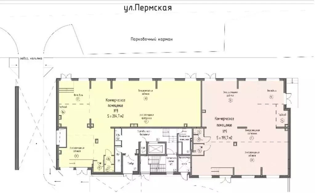 Помещение свободного назначения в Пермский край, Пермь Екатерининская ... - Фото 2