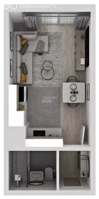 Квартира-студия: Липецк, улица Перова, 2Д (26.56 м) - Фото 2