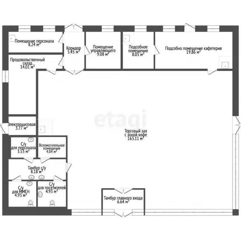 Помещение свободного назначения в Ямало-Ненецкий АО, Новый Уренгой ул. ... - Фото 2