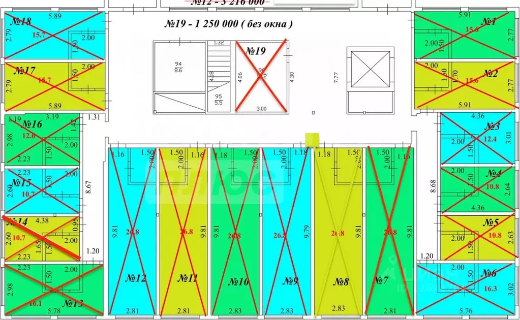 Студия Крым, Евпатория ул. Фрунзе, 20 (26.8 м) - Фото 1