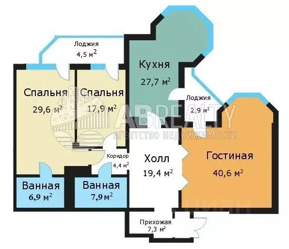 3-к кв. Москва ул. Архитектора Власова, 6 (161.3 м) - Фото 2