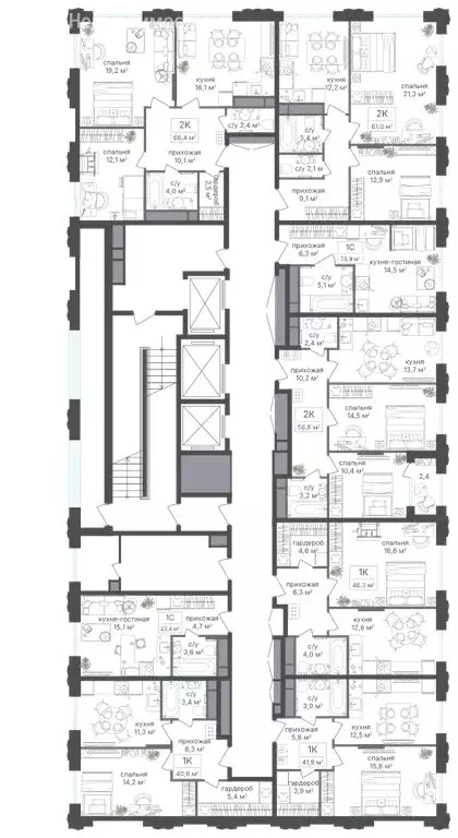 Офис (40.6 м) - Фото 1