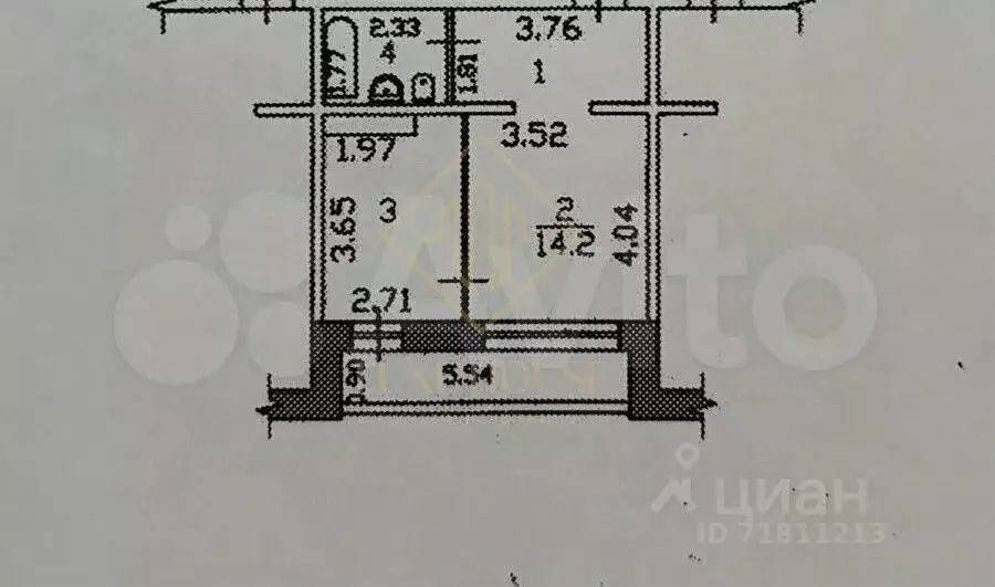 1-к кв. Иркутская область, Иркутск Байкальская ул., 244/4 (40.0 м) - Фото 1