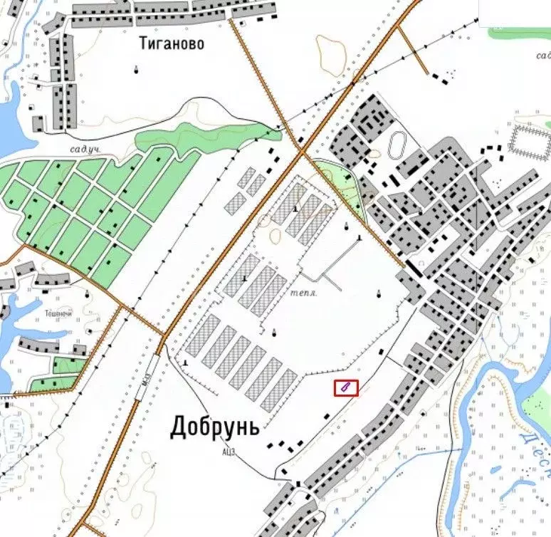 Участок в Брянская область, Брянский район, Добрунское с/пос, д. ... - Фото 1