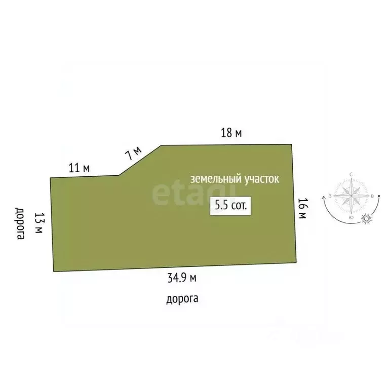 Участок в Тюменская область, Тюменский муниципальный округ, с. ... - Фото 1