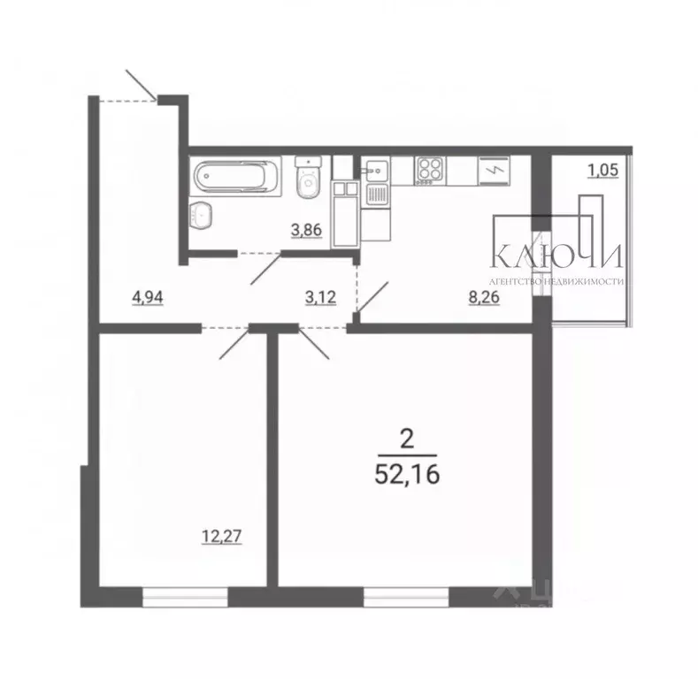 2-к кв. Челябинская область, Магнитогорск ул. 50-летия Магнитки, 29 ... - Фото 2