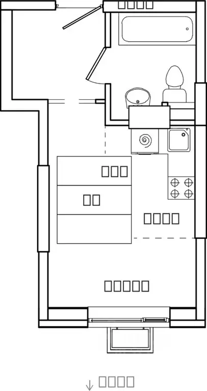 Студия Московская область, Ленинский городской округ, д. Сапроново, ... - Фото 1