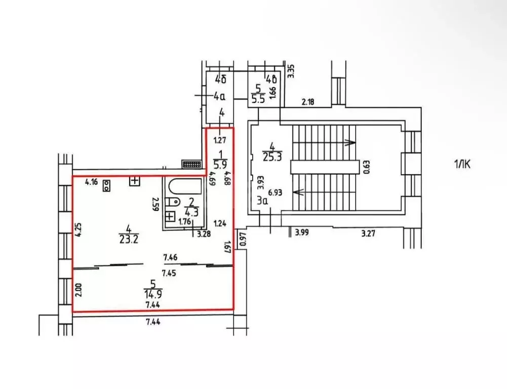 Квартира-студия: Санкт-Петербург, 8-я линия Васильевского острова, 19 ... - Фото 2