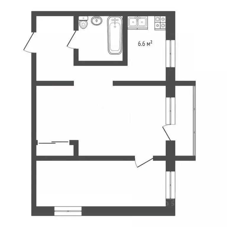 2-к кв. Забайкальский край, Чита ул. Ленина, 27 (42.2 м) - Фото 1