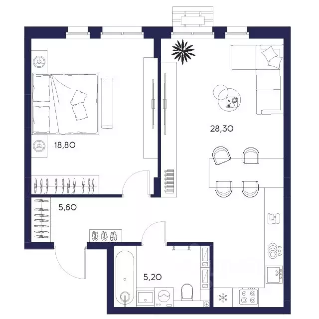 1-к кв. Пензенская область, Пенза Засурье мкр, Лес жилой комплекс ... - Фото 1