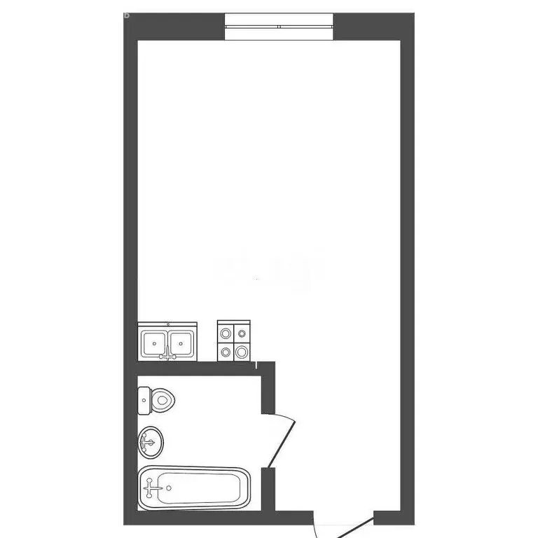 Квартира-студия: Кемерово, бульвар Строителей, 13 (18 м) - Фото 1