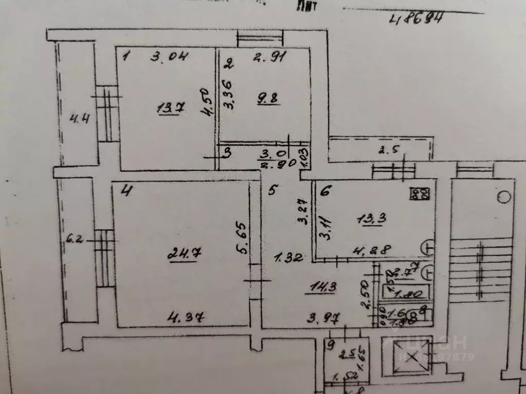 3-к кв. Самарская область, Самара просп. Карла Маркса, 272А (86.0 м) - Фото 2