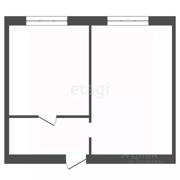 2-к кв. Челябинская область, Касли ул. Лобашова, 140 (35.8 м) - Фото 1