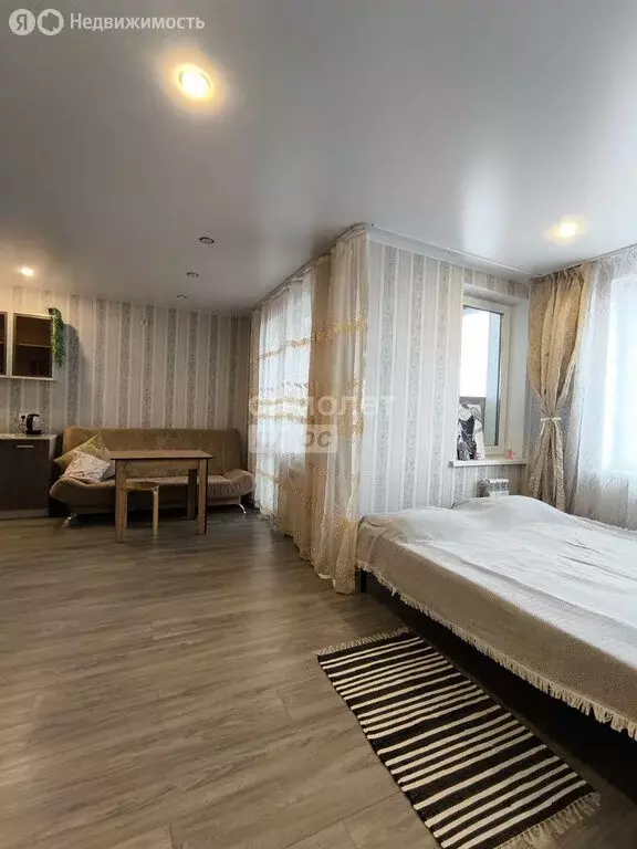 Квартира-студия: Омск, бульвар М.М. Кузьмина, 27 (36.7 м) - Фото 1