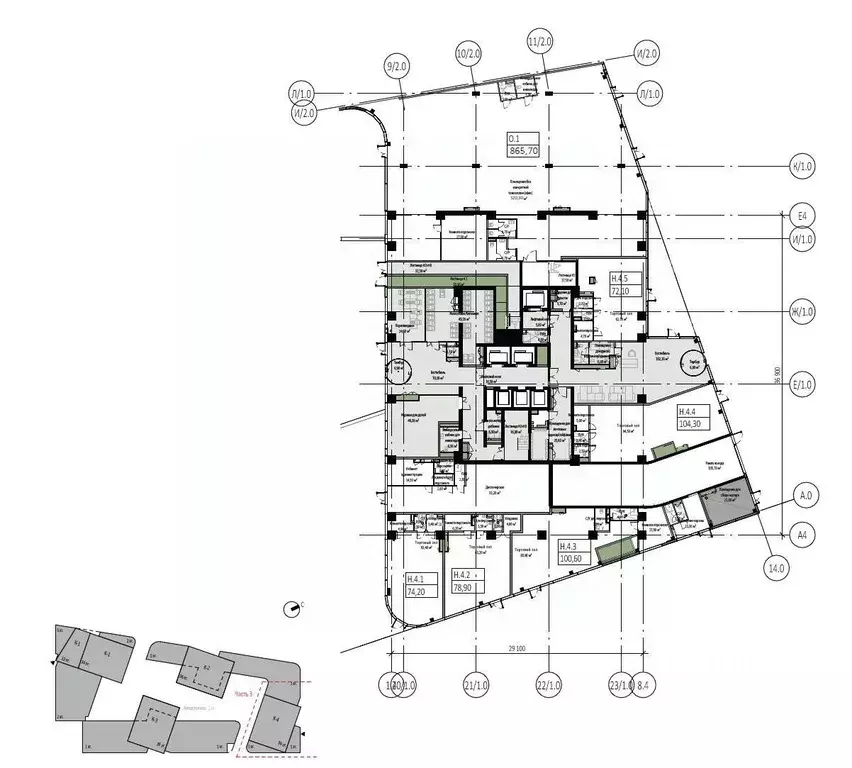 Помещение свободного назначения в Москва просп. Мира, 222 (72 м) - Фото 1