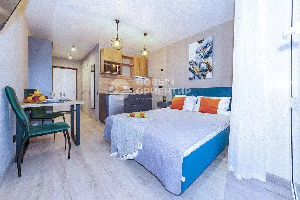 Студия Свердловская область, Екатеринбург Уктус жилрайон, Светлый мкр, ... - Фото 2