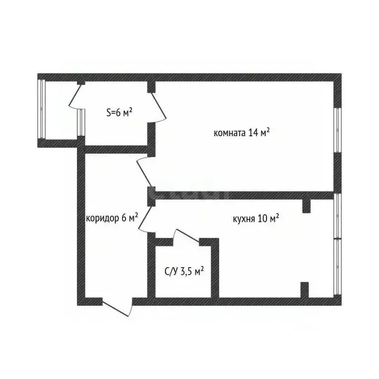 2-к кв. Адыгея, Майкоп ул. Жуковского, 5 (39.3 м) - Фото 2