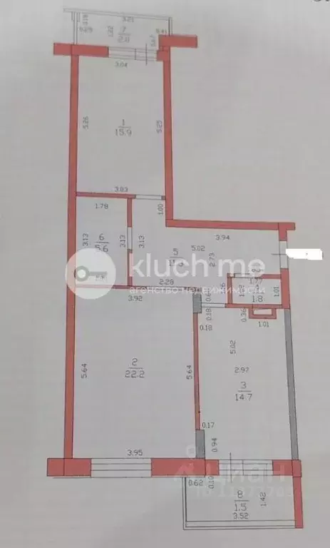 2-к кв. Татарстан, Казань Профессора Камая ул., 8А (75.0 м) - Фото 1