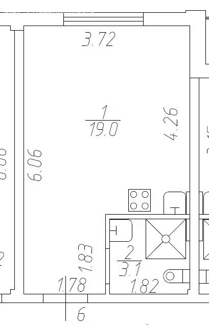 Квартира-студия: Всеволожск, Степной проспект, 16к3 (22.1 м) - Фото 1