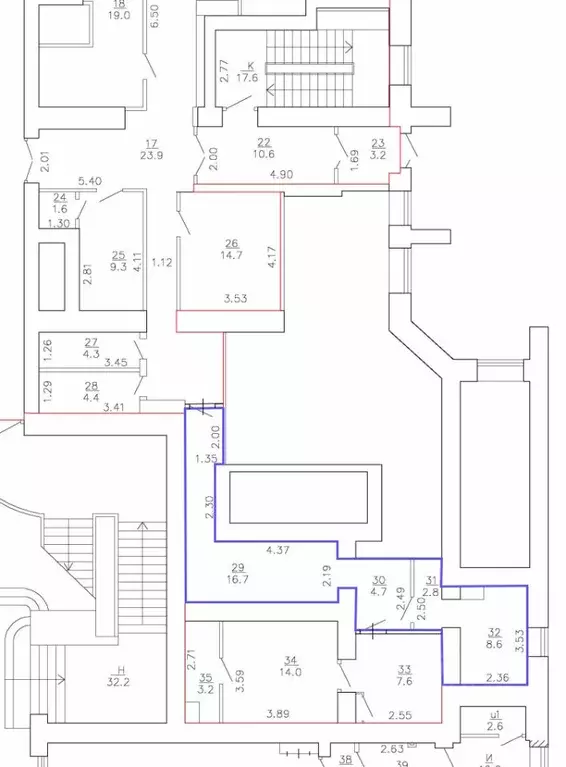 Помещение свободного назначения в Москва Долгоруковская ул., 40 (28 м) - Фото 2