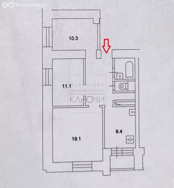 3-комнатная квартира: Москва, 2-я Брестская улица, 43 (64.2 м) - Фото 0